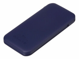 Evolt Внешний беспроводной аккумулятор с подсветкой лого «Astro», 10000 mAh, темно-синий