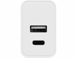 Evolt Сетевое зарядное устройство c выходами USB-A и USB-C «Recharger», 10 Вт, белый