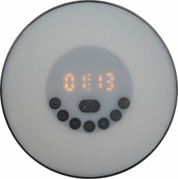 Indivo Лампа-колонка со световым будильником dreamTime, ver.2, черная