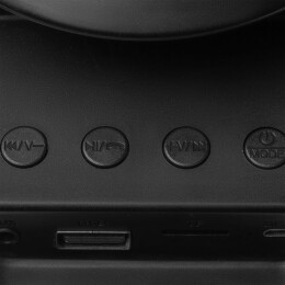 Indivo Лампа-колонка со световым будильником dreamTime, ver.2, черная