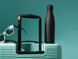Разное Вакуумная термобутылка "Vacuum bottle C1", soft touch, 500 мл, черный