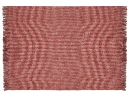 Разное Акриловый плед Harp 130x180 см, белый/бордо