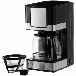 Molti Электрическая кофеварка DayDriver, черно-серебристая