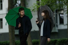 Разное Зонт складной Monsoon, зеленый