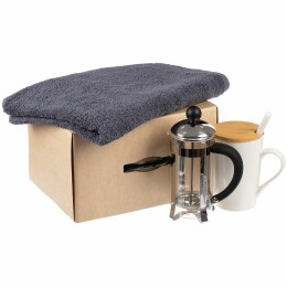 сделано в России Коробка Matter High Light, крафт с черной ручкой