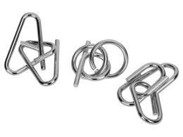 Разное Набор из 3 металлических головоломок в мешочках «Enigma»