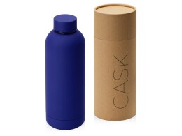 Waterline Вакуумная термобутылка "Cask" Waterline, soft touch, 500 мл, тубус, синий