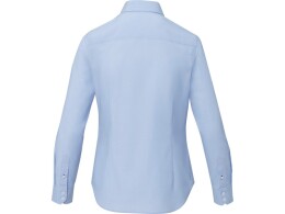 Elevate Cuprite Женская рубашка с длинным рукавом, изготовленная из натуральных материалов, которые отвечают стандарту GOTS - Светло-синий