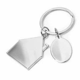 Happy gifts Брелок SILV HOME; 3,97 x 3,3 x 0,3 см; металл