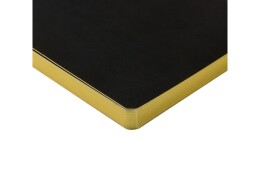 Bruno Visconti Ежедневник недатированный А5 "Megapolis Nebraska Flex", черный с золотым обрезом