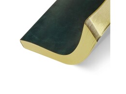 Bruno Visconti Ежедневник недатированный А5 "Megapolis Nebraska Flex", зеленый с золотым обрезом