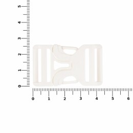 сделано в России Застежка-пряжка Fibbia, белая