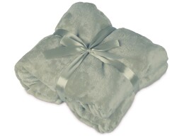 Разное Плед мягкий флисовый Fancy, оливковый