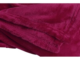 Разное Плед мягкий флисовый Fancy, бордовый