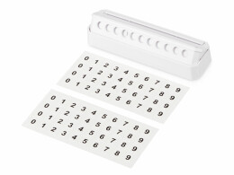 Разное Табличка «Tempark» с номером телефона для временной парковки, белый