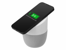 Evolt Портативная колонка с беспроводной зарядкой "Shuttle", 5 Вт, белый