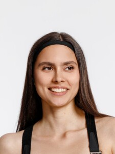 Разное Повязка-резинка на голову Headway, черная