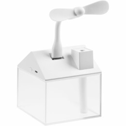 Molti Настольный увлажнитель Arioso с вентилятором и лампой, белый