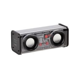 mid-oceangift Bluetooth колонка "Buzz Light" 10Вт (2х5Вт) с разноцветной подсветкой-эквалайзером и прозрачным корпусом