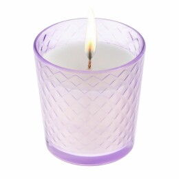 сделано в России Свеча ароматическая Ristoro, сиреневая, амбра и специи