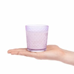 сделано в России Свеча ароматическая Ristoro, сиреневая, амбра и специи