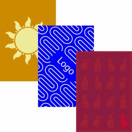 сделано в России Плед Effect Stereo на заказ, M, акрил