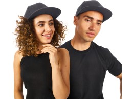 US Basic Бейсболка с прямым козырьком «Los Angeles 2.0», темно-серый