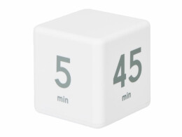 Разное Таймер для тайм-менеджмента "Time Capsule" на 5-15-25-45 минут, софт-тач, белый
