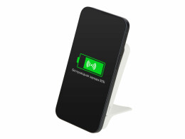Qjet Внешний магнитный аккумулятор "MagnIQ", белый, 5000 mAh