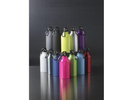 Разное Матовая спортивная бутылка Oregon с карабином и объемом 400 мл, серый