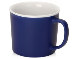 Разное Матовая кружка Nancy 360 мл цветная снаружи, белая внутри, синий