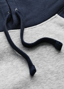 Sol's Толстовка унисекс Seattle, темный меланж с черным