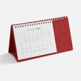 Адъютант Календарь настольный Brand, красный