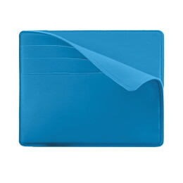 Happy gifts Чехол Simply для 6 карт с отделением для денег, голубой, PU 