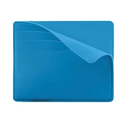 Happy gifts Чехол Simply для 6 карт с отделением для денег, голубой, PU 