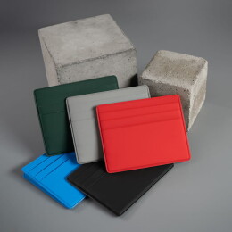 Happy gifts Чехол Simply для 6 карт с отделением для денег, голубой, PU 