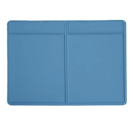 Happy gifts Чехол для автодокументов Simply, голубой, 9.3 х 12.8 см, PU