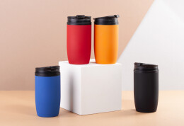 SOFTOUCH Термостакан "Unicup_Поезд" 300 мл, покрытие soft touch