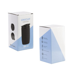 SOFTOUCH Термостакан "Unicup_Нуар" 300 мл, покрытие soft touch