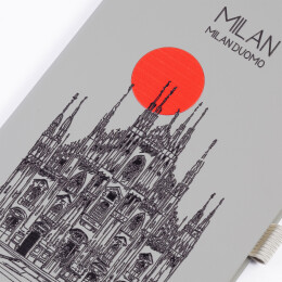 WOWNOTE Блокнот "Парма_Duomo Milan", формат А5