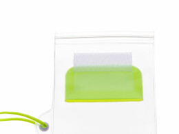 Разное Влагостойкий чехол "Repel", зеленый/прозрачный