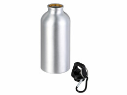 Разное Бутылка "Hip S" с карабином 400мл, серебристый