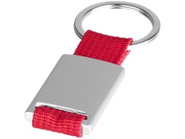 Разное Брелок "Mondo", серебристый/красный