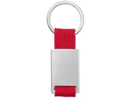 Разное Брелок "Mondo", серебристый/красный