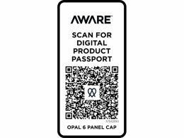 Elevate Opal с 6 панелями Aware™ кепка из переработанных материалов - Белый