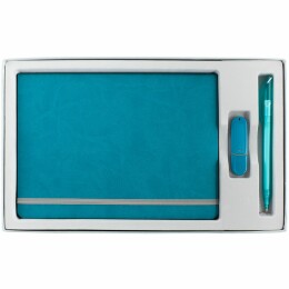 сделано в России Коробка In Form с ложементом под ежедневник, флешку, ручку, ver. 2, серая