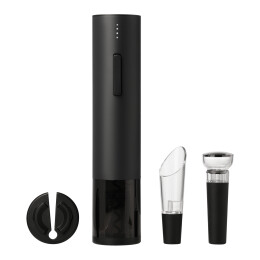 Portobello Электроника Кухня Набор для вина с электрическим штопором Sacramento, черный