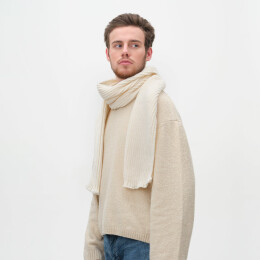 Portobello Одежда Шарф Forges вязаный, бежевый