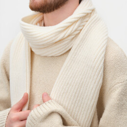 Portobello Одежда Шарф Forges вязаный, бежевый