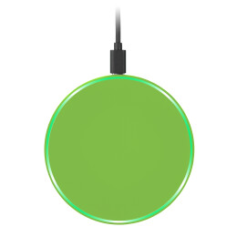 Portobello Зарядные станции Беспроводное зарядное устройство с подсветкой 15W Аурис (Auris), салатовое